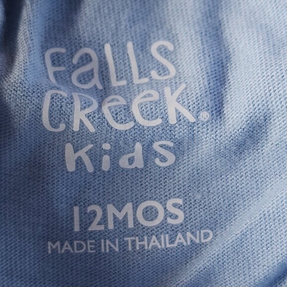 Falls Creek Toddler Girls Cherries Skirt With Attached Blue Shorts 12 Months NWT - Picture 5 of 5